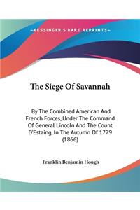 Siege Of Savannah