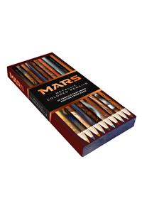 Mars Metallic Colored Pencils: 10 Pencils Featuring Photos from NASA (10 Shiny Multicolor Pencils; Coloring Pencils with NASA Space Theme)