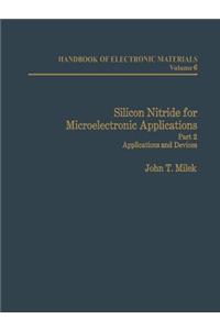 Silicon Nitride for Microelectronic Applications