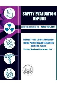 Safety Evaluation Report Related to the License Renewal of Indian Point Nuclear Generating Unit Nos. 2 and 3