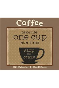 Coffee 2021 Deluxe Wall Calendar