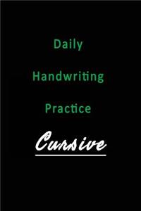 Daily Handwriting Practice Cursive