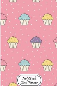 Notebook Journal Dot-Grid, Graph, Lined, Blank No Lined: Cupcakes: Small Pocket Notebook Journal Diary, 120 Pages, 5.5- X 8.5- (Blank Notebook Journal