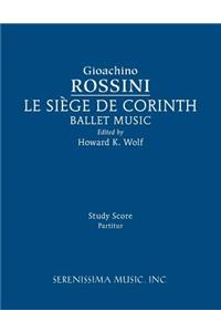 Le siege de Corinth, Ballet Music