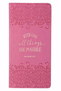 Journal W/God All Things Pink