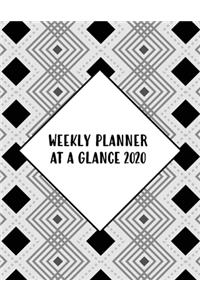 Weekly Planner At A Glance 2020