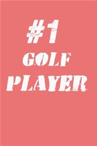 #1 Golf Player Notebook