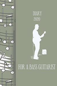 Diary 2020 For A Bass Guitarist
