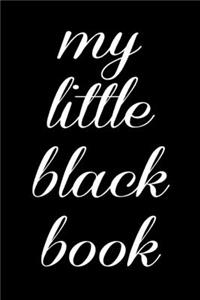 My Little Black Book