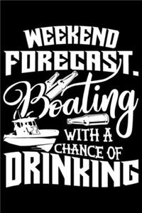 Weekend Forecast. Boating With A Chance Of Drinking