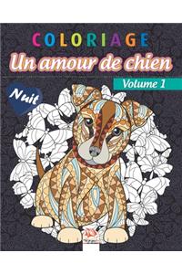 Coloriage - Amour de chien Volume 1 - Nuit