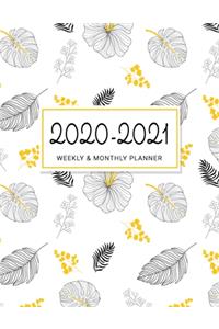 2020-2021 Weekly & Monthly Planner