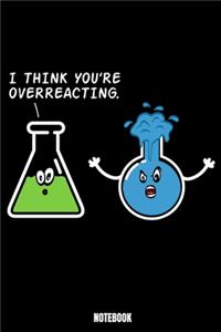 I Think You'Re Overreacting Notebook
