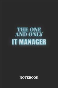 The One And Only IT Manager Notebook