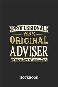 Professional Original Adviser Notebook of Passion and Vocation