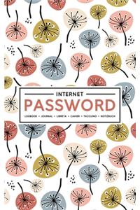 Internet Password Logbook - Journal - Libreta - Cahier - Taccuino - Notizbuch