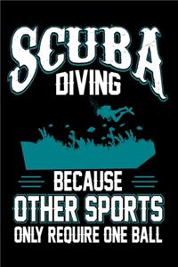 Scuba Diving Because Other Sports Only Require One Ball