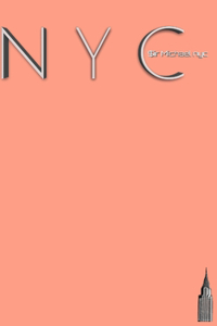 NYC Peach Chrysler building blank Journal $ir Michael designer edition