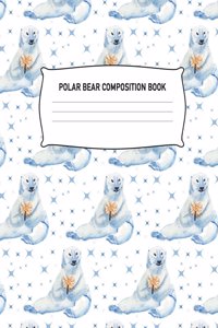 Polar Bear Composition Book