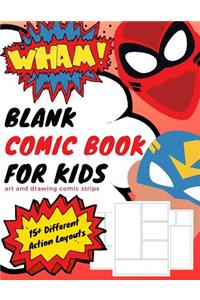 Blank Comic Book for Kids