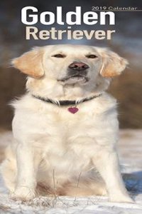 Golden Retriever Slim Calendar 2019