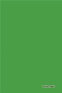 Journal Pages - Green Cover(Unruled)