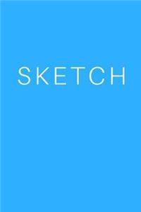 Sketch - Art Sketch Book / Bright Blue Notebook