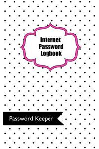 Internet Password Logbook