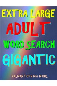 Extra Large Adult Word Search Gigantic
