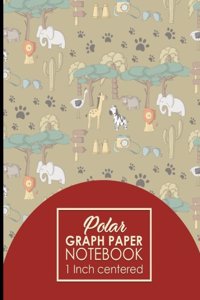 Polar Graph Paper Notebook