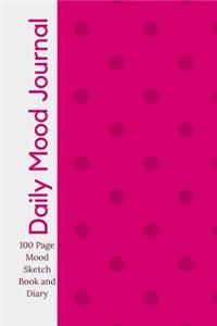Daily Mood Journal - 100 Page Mood Sketch Book and Diary