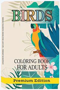 Birds Coloring Book for Adults