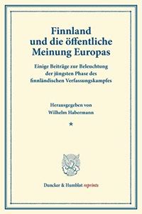 Finnland Und Die Offentliche Meinung Europas