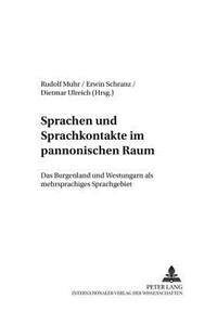 Sprachen Und Sprachkontakte Im Pannonischen Raum