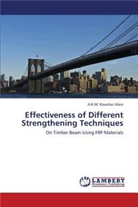 Effectiveness of Different Strengthening Techniques
