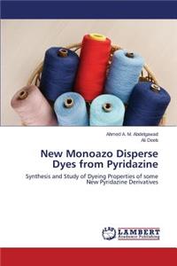 New Monoazo Disperse Dyes from Pyridazine