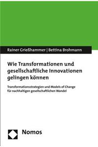 Wie Transformationen Und Gesellschaftliche Innovationen Gelingen Konnen