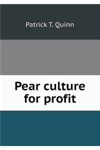 Pear Culture for Profit