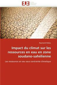 Impact Du Climat Sur Les Ressources En Eau En Zone Soudano-Sahélienne