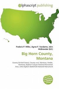 Big Horn County, Montana