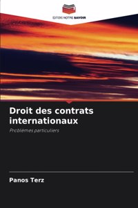 Droit des contrats internationaux