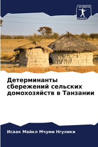 Детерминанты сбережений сельских домох