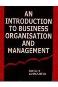 An Introduction to Business Organisation & Management