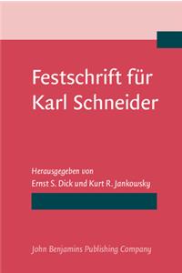 Festschrift fur Karl Schneider