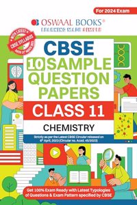 Oswaal Oswaal CBSE Sample Question Papers Class 11 Chemistry Book (For 2024 Exams ) | 2023-24