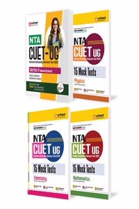 Arihant NTA CUET UG 2025 Study Guide and 15 Mock Tests for Physics, Chemistry, and Mathematics (Section II Science Domain)