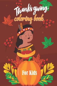 Thanksgiving Coloring Book For Kids