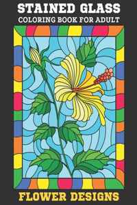Stained Glass Coloring Book For Adult