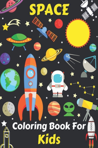 Space Coloring Book For Kids