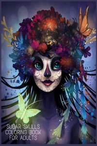 sugar skulls coloring book for adults